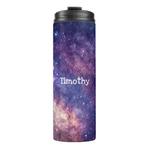 Galaxy Outer Space Stars Starry Night Sky Thermal Tumbler