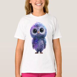 Galaxy Owl Space Creature Kids T-Shirt