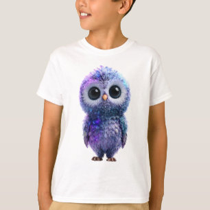 Galaxy Owl Space Creature Kids T-Shirt