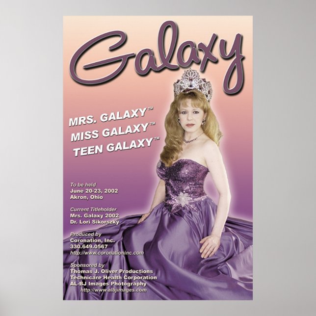 Galaxy Pageant 2002 Promo Poster (Front)