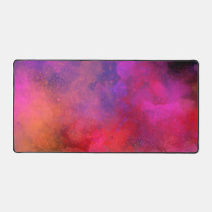 Galaxy Paint Splatter effect  Desk Mat