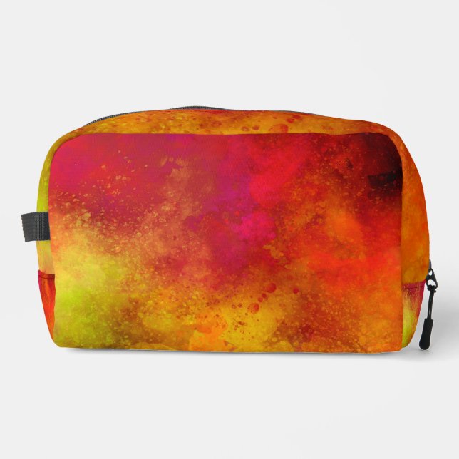 Galaxy Paint Splatter effect  Dopp Kit (Front)