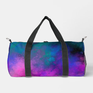 Galaxy Paint Splatter effect Duffle Bag