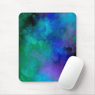 Galaxy Paint Splatter effect Mouse Pad