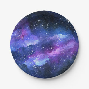 Galaxy Paper Plate