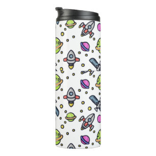 Galaxy pattern design thermal tumbler