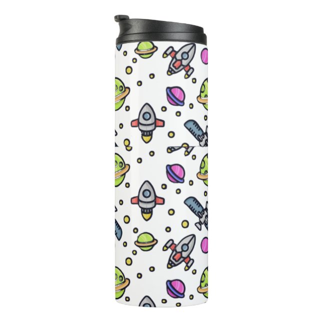 Galaxy pattern design thermal tumbler (Rotated Right)
