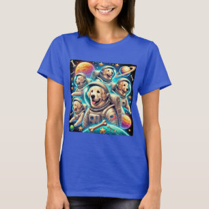 Galaxy Paws Space Explorer Dogs Adventure T-Shirt