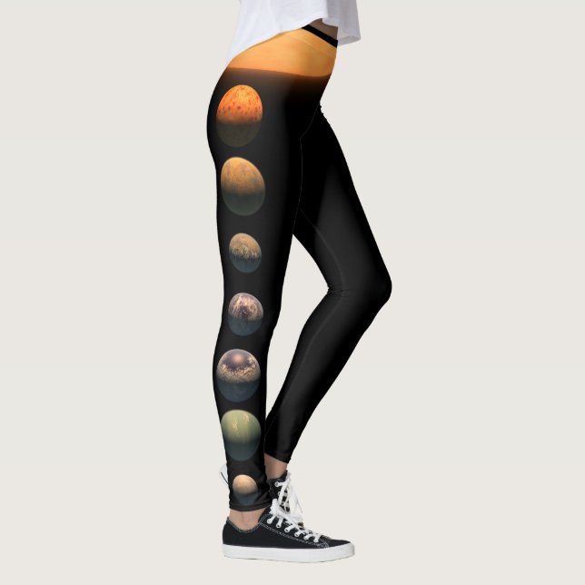 Galaxy Planets Leggings (Right)