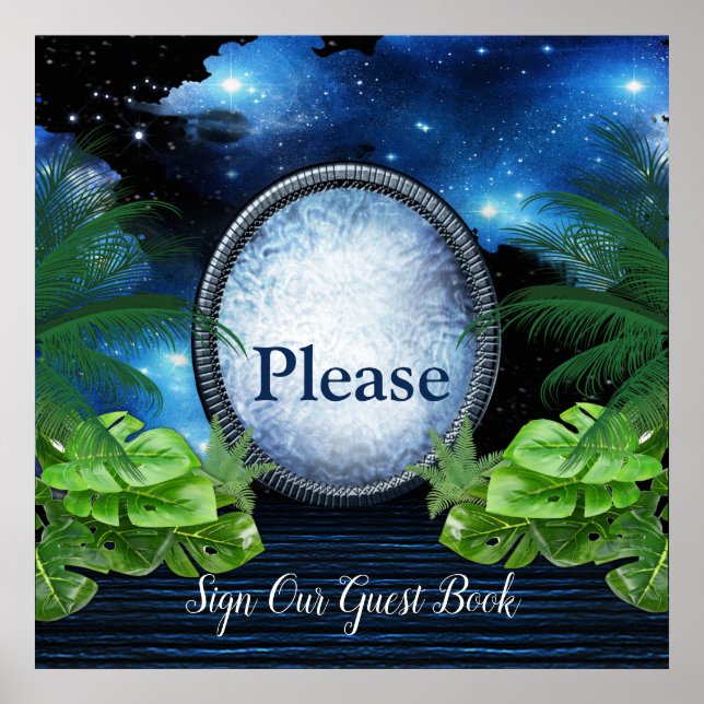 Galaxy-Portal Wedding Poster (Front)