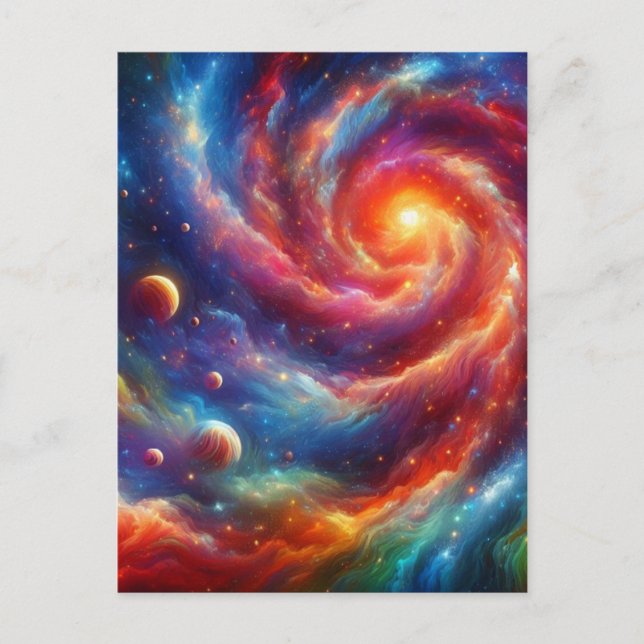 Galaxy Postcard (Front)