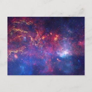 Galaxy Print Milky Way Postcard