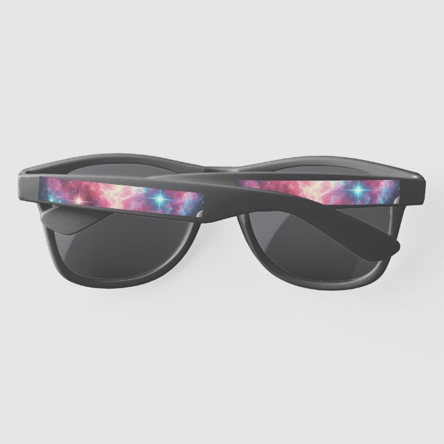 Galaxy Print Plastic Sunglasses (Back)