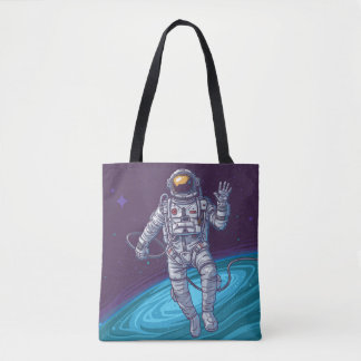 Galaxy Print. Tote Bag
