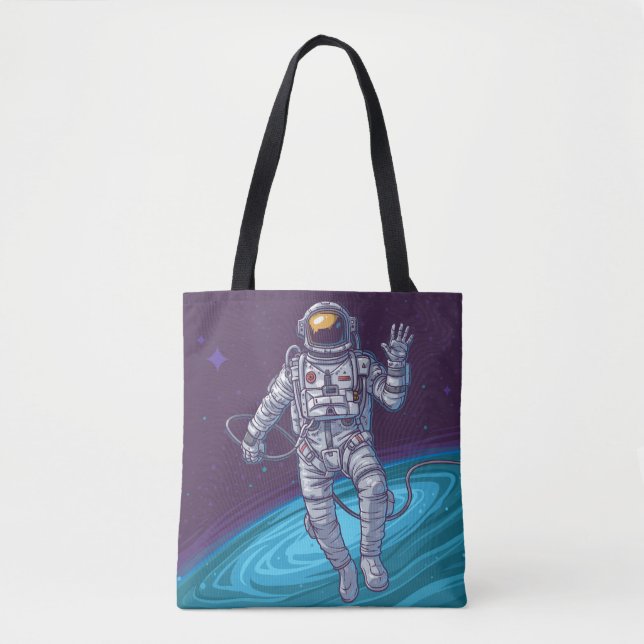 Galaxy Print. Tote Bag (Front)