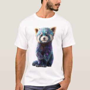 Galaxy Red Panda Cosmic Nebula Illustration Men T-Shirt