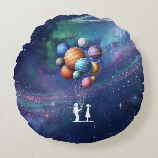 Galaxy Round Cushion (Front)