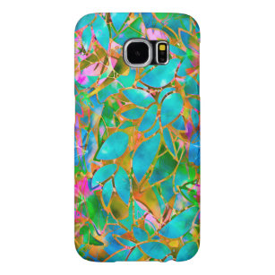 Galaxy S9 Case BarelyThere Floral Stained Glass