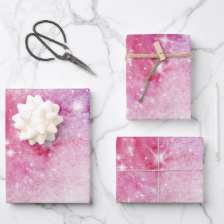 Galaxy Seamless Patterns Wrapping Paper Sheet