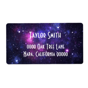 galaxy shipping label