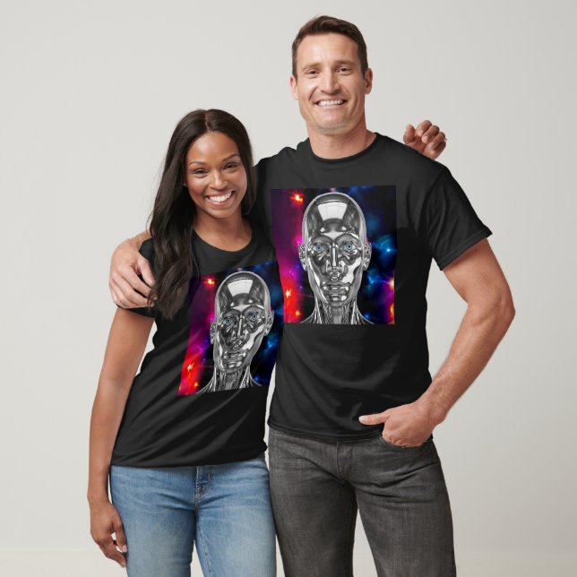 Galaxy silver android T-Shirt (Unisex)