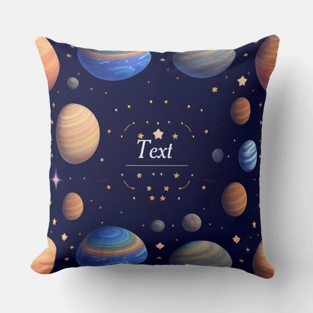 🌌 Galaxy Space Decor Gift For Sci Fi Lover ✨ Cushion (Front)