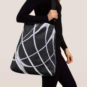 Galaxy Space Design Padfolio Crossbody Bag