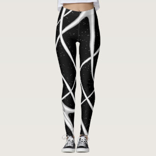 Galaxy Space Design Scarf Leggings