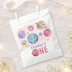 Galaxy Space Girl Birthday Party Favour Bags