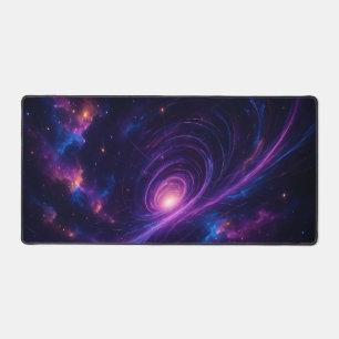 Galaxy Spacetime Cosmic Nebula Desk Mat