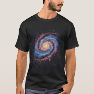 Galaxy Spiral Art T-Shirt – Cosmic Space Design fo