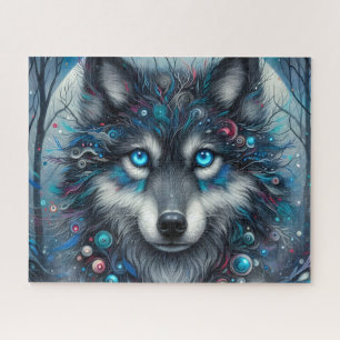 Galaxy Spirit Wolf Jigsaw Puzzle