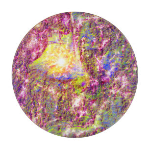 galaxy star explosion   cutting board