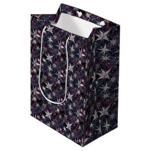 Galaxy Starburst Purple Nebula Constellation Medium Gift Bag
