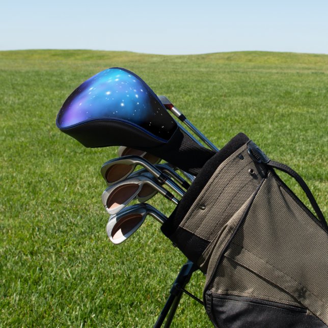 Galaxy Starlight Space Clouds Golf Head Cover (In Situ)