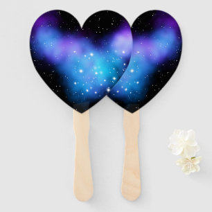 Galaxy Starlight Space Clouds Hand Fan