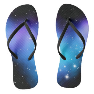 Galaxy Starlight Space Clouds Jandals