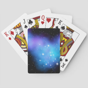 Galaxy Starlight Space Clouds Playing Cards