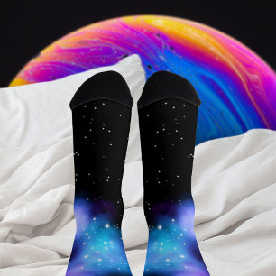 Galaxy Starlight Space Clouds Socks