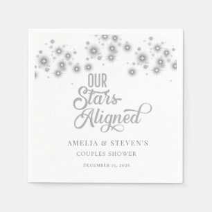 Galaxy Stars   Couples Shower  Napkin