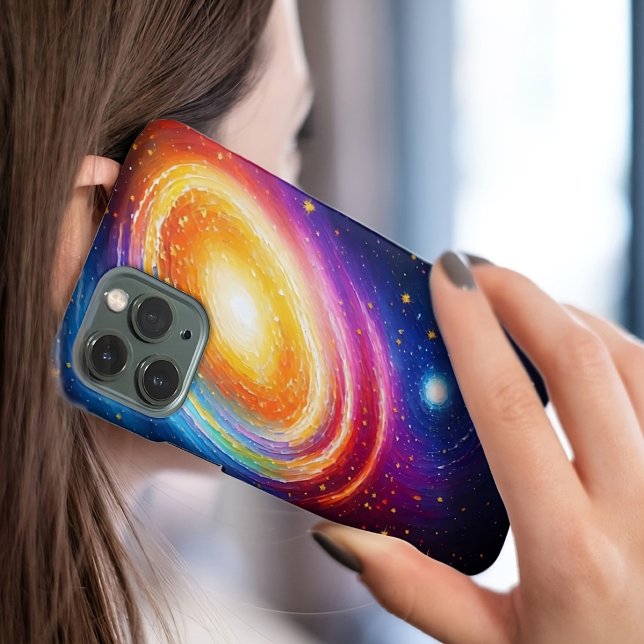 galaxy stars space abstraction bright colourful  Case-Mate iPhone case (Creator Uploaded)