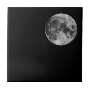 Galaxy Stars Space Universe Moon Pattern Modern Tile