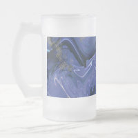 Galaxy Swirl Blue Glitter Abstract Cosmic Pattern