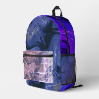 Galaxy Swirl Blue Glitter Abstract Cosmic Pattern 