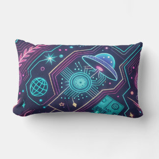 Galaxy themed pillow cover, Sci-fi design pillow