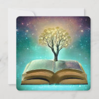 Galaxy Tree Open Book