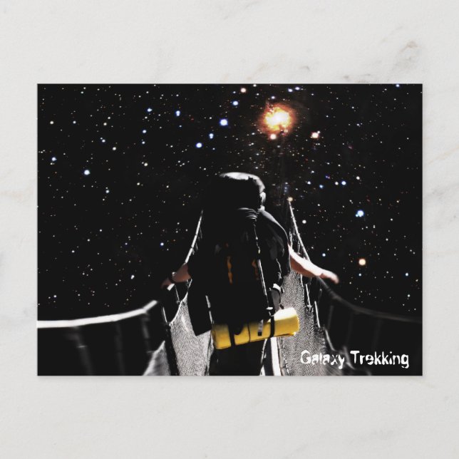 Galaxy, Trekking through the Space, Stars Dreaming Postcard (Front)