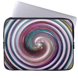 Galaxy Twirl Abstract Art Laptop Sleeve