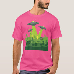 Galaxy Ufo Abduction Sci Fi Alien Extraterrestrial T-Shirt