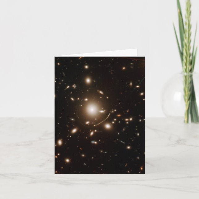 Galaxy Universe Space Telescope Gravitational Lens Card (Front)